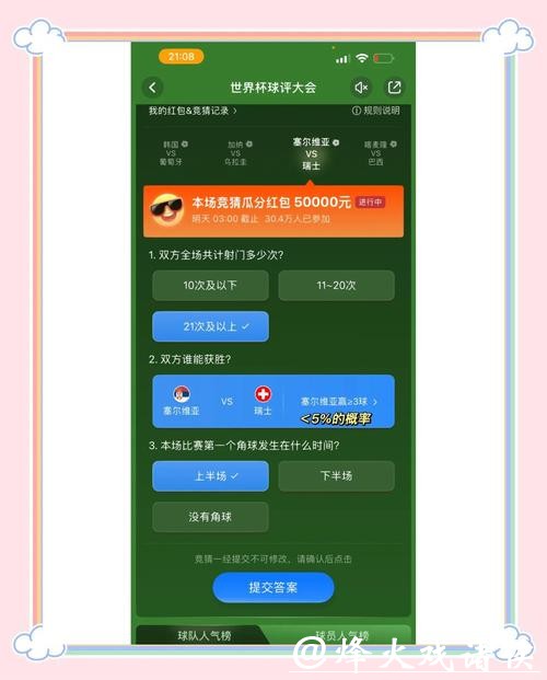 世界杯竞猜APP：轻松玩转竞猜赢大奖